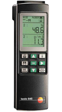 Testo 645 Humidity Meter | Humidity Meters / Hygrometers | Testo-Humidity Meters / Hygrometers |  Supplier Saudi Arabia