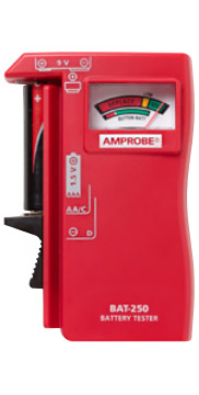 Amprobe BAT-250 Battery Tester | Battery Testers | Amprobe-Electrical Testers |  Supplier Saudi Arabia