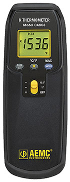 AEMC CA863 Digital Thermometer | Digital Thermometers / Thermocouple Thermometers | AEMC-Thermometers |  Supplier Saudi Arabia