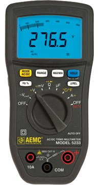 AEMC 5233 TRMS Digital Multimeter | Multimeters | AEMC-Multimeters |  Supplier Saudi Arabia