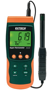 Extech SDL500 Hygro-Thermometer / Data Logger | Digital Thermometers / Thermocouple Thermometers | Extech-Thermometers |  Supplier Saudi Arabia