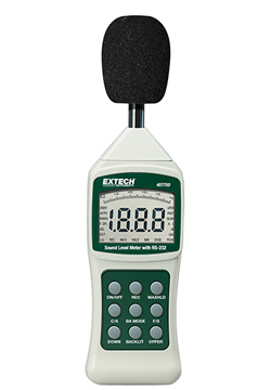 Extech 407750 Digital Sound Lever Meter | Sound Level Meters | Extech-Sound Level Meters |  Supplier Saudi Arabia