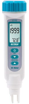 Extech EC100 Conductivity Meter | Conductivity / Resistivity / Salinity / TDS Meters | Extech-Conductivity / Resistivity / Salinity / TDS Meters |  Supplier Saudi Arabia