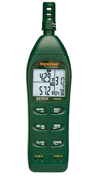 Extech RH350 Dual Input Hygro-Thermometer Psychrometer | Humidity Meters / Hygrometers | Extech-Humidity Meters / Hygrometers |  Supplier Saudi Arabia