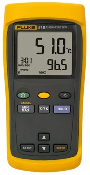Fluke 50 Series II Contact Thermometers | Digital Thermometers / Thermocouple Thermometers | Fluke-Thermometers |  Supplier Saudi Arabia