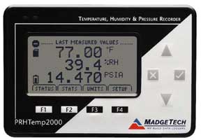 MadgeTech PRHTemp2000 Pressure