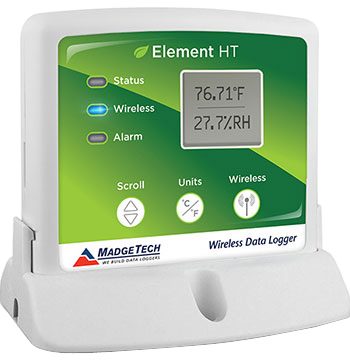 MadgeTech Element HT Humidity & Temperature Data Logger | Data Loggers | MadgeTech-Data Loggers |  Supplier Saudi Arabia