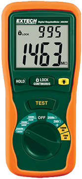 Extech 380260 Autoranging Digital Megohmmeter | Megohmmeters / Insulation Testers | Extech-Megohmmeters / Insulation Testers |  Supplier Saudi Arabia