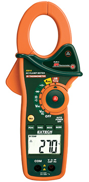 Extech EX810 Clamp Meter & IR Thermometer | Clamp Meters | Extech-Clamp Meters |  Supplier Saudi Arabia