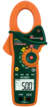 Extech EX820 Clamp Meter & IR Thermometer | Clamp Meters | Extech-Clamp Meters |  Supplier Saudi Arabia